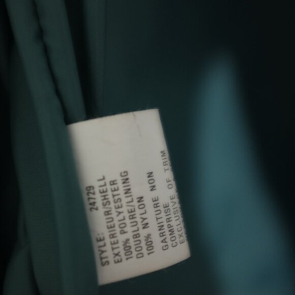 COPY - Nuko collection vintage blue and green abstract long zip jacket size M - Picture 11 of 12